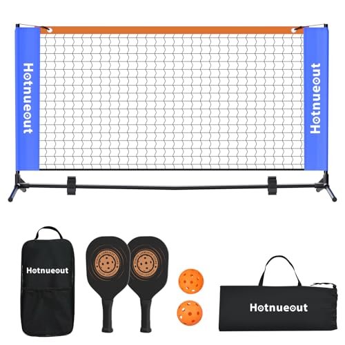 Pickleball Set with Net and Paddles 5FT Wide Indoor Mini...