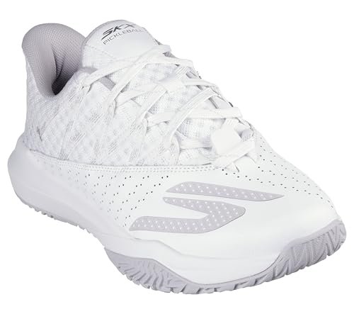 Skechers Men's Viper Court Rally Pickleball Sneaker, White,...
