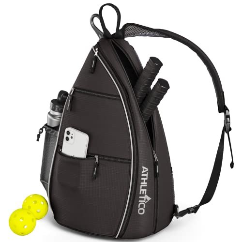 Athletico Sling Bag - Crossbody Backpack for Pickleball,...
