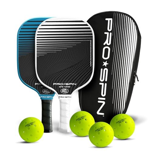 PRO SPIN Pickleball Paddles Set of 2 – USAPA Approved...