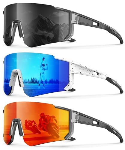 OUKEMAX Polarized Sport Sunglasses-Men-Women...