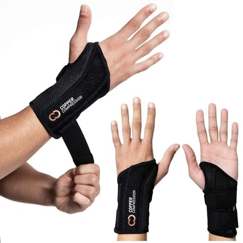 Copper Compression Advanced Wrist Brace - Copper Infused...
