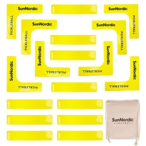 SunNordic Pickleball Court Marker Kit, Official Size...