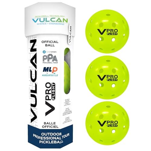 Vulcan | VPRO Flight Outdoor Pickleball | Official Ball...