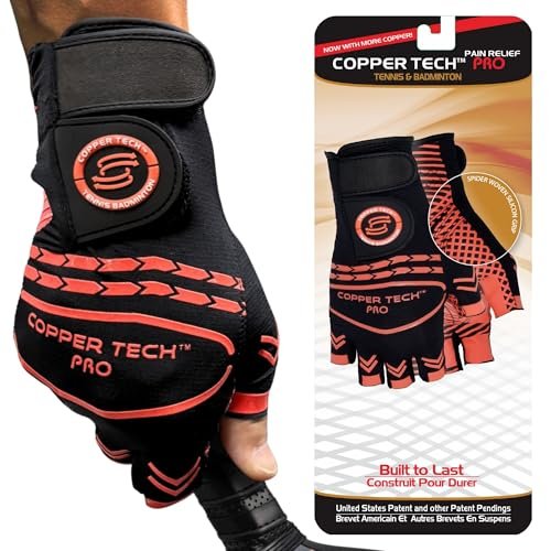 Copper Tech Pro Pickleball Gloves for Men & Women |...