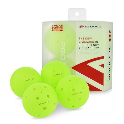 Selkirk Sport Pro S1 Ball | Crack-Resistant | 38 Hole...