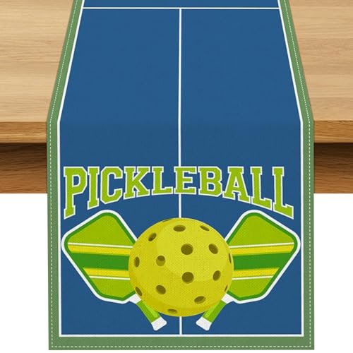 Buxiuer Pickleball Party Table Runner Pickleball Player...