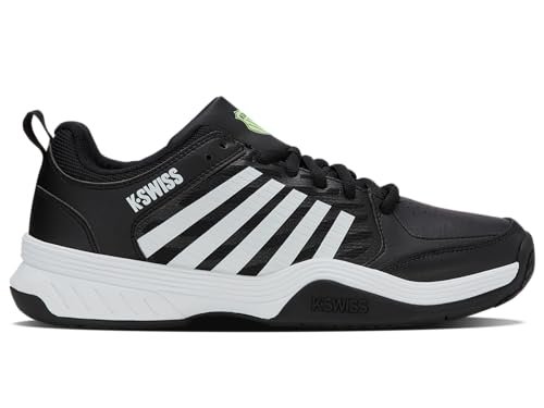 K-Swiss Men's Court Express 2 Tennis Shoe, Black/White/Soft...