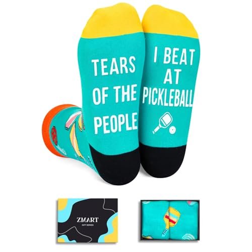 Zmart Pickleball Gifts for Women Men - Pickleball Socks...