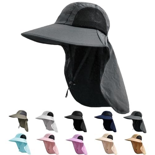 Sun Hat for Men Women with Neck Flap,UPF 50+ UV...