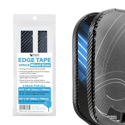 KASACA Pickleball Paddle Edge Guard Tape - 2 Pack for...