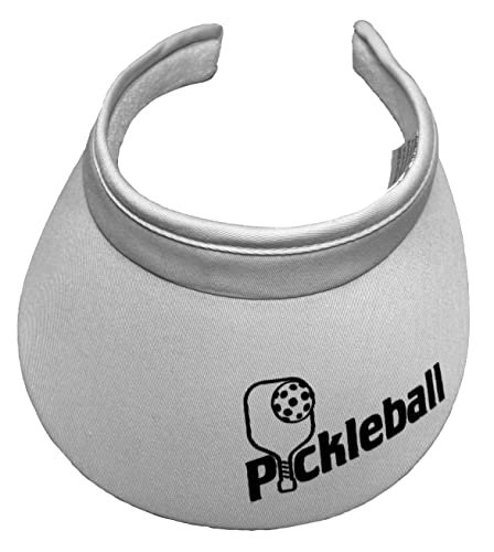 Cushees.com™ Slip-On Visor [733 Pickleball] (White)