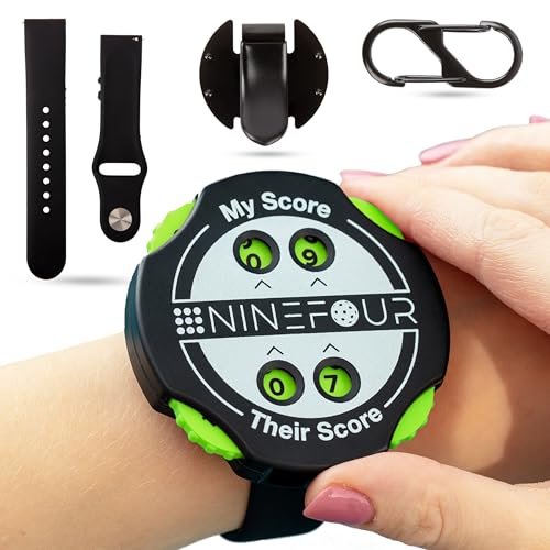 NineFour Pickleball Score Keeper Kit, Manual Handheld...