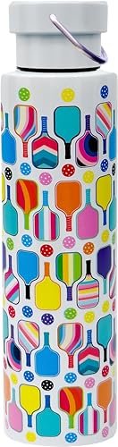 Spoontiques Pickleball Stainless Steel Bottle - Travel...