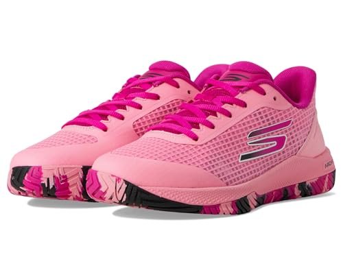 Skechers Women's Viper Court Pro Pickleball Sneaker, Pink,...