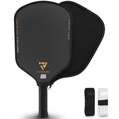 Widebody Pickleball Paddles with T700 &16mm Carbon Fiber...