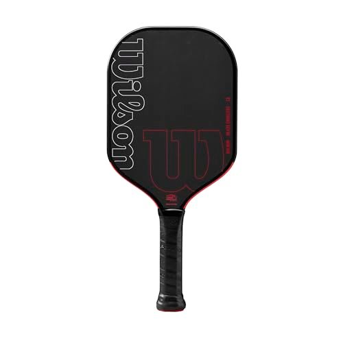 Wilson Blaze Edgeless 13 Pickleball Paddle - Black/Red,...