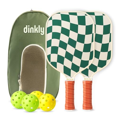 Dinkly Pickleball Paddles Set of 2 - USAPA Approved...