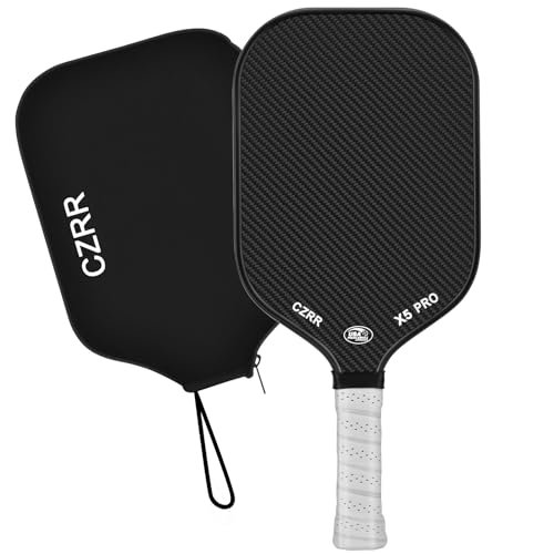 CZRR Pickleball Paddle, USA Pickleball Approved, 3K Raw...