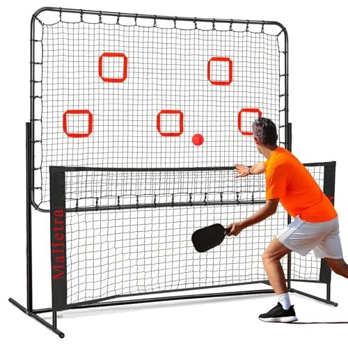 Pickleball Practice Rebounder Trainer for Solo Practice,...