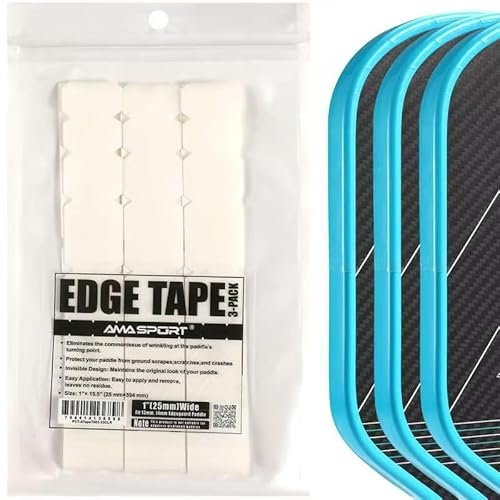 PICKLETECH Pickleball Paddle Edge Guard Tape, Clear...