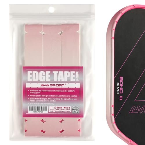 AMA SPORT Pickleball Paddle Edge Guard Tape 3 Pack...