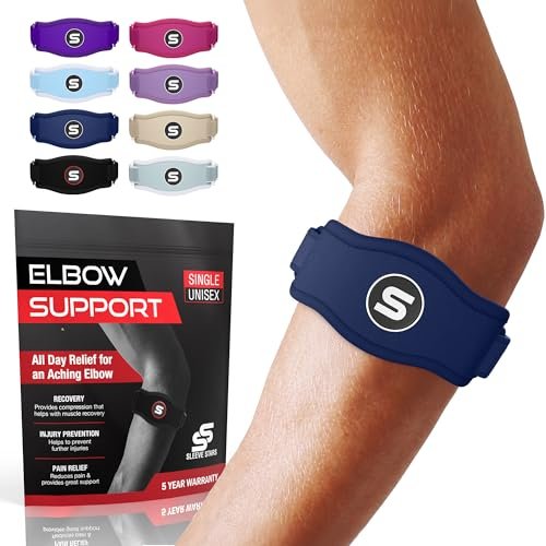 Sleeve Stars Tennis Elbow Brace for Women - Adjustable...