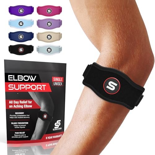 Sleeve Stars Tennis Elbow Brace for Women - Adjustable...