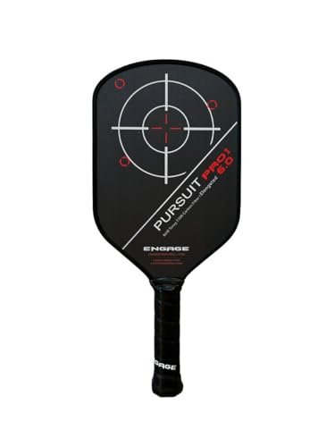 Engage Pursuit Pro1 6.0 Elongated Carbon Fiber Pickleball...