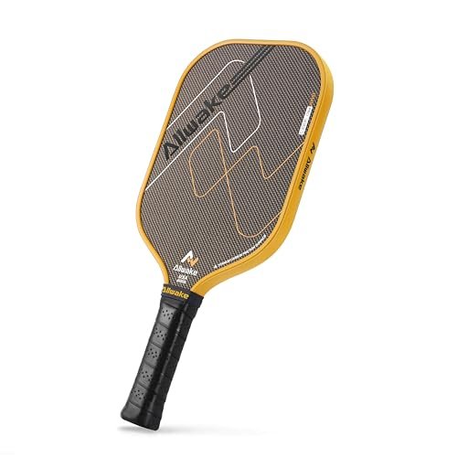 Pickleball Paddles, 3K Titanium Hybrid Carbon Fiber...