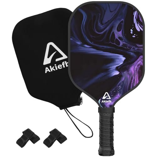 Akiefb Pickleball Paddles, Carbon Fiber Pickleball Paddle...