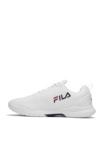 FILA Men's Volley Burst Shoes, White/Fila Red/Fila Navy -...