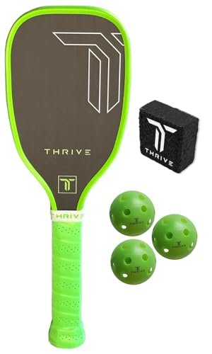 Thrive Pickleball Training Paddle Kit - Includes NEON Green...