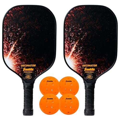 Franklin Sports Franklin Pickleball 2 Player Carbon Fiber...