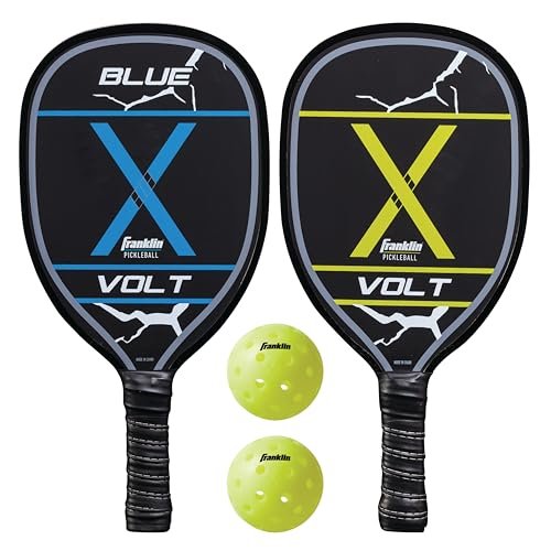 Franklin Sports Pickleball Paddle and Ball Set - (2)...