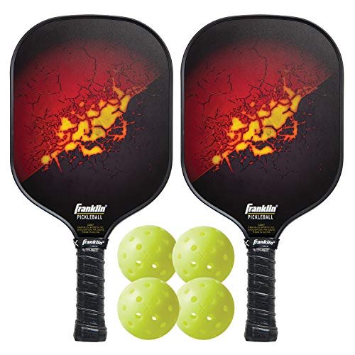 Franklin Sports Pickleball Paddle and Ball Set - (2)...