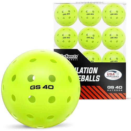 GoSports GS 40 Pickleball Balls - 12 Pack of Regulation...