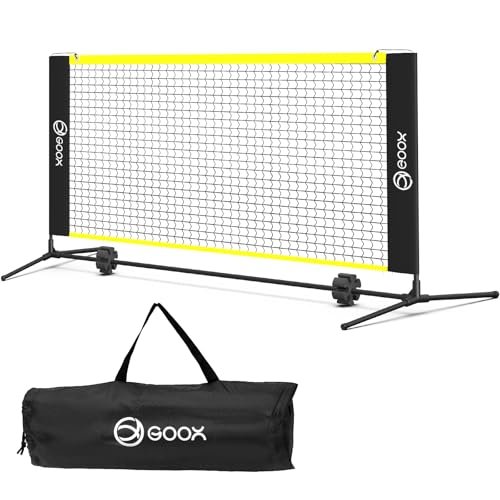 GOOX 6FT Small Mini Pickleball Net Set - Quick Setup...