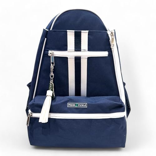Fresh Pickle Teddi Pickleball Backpack - blue/white stripe...