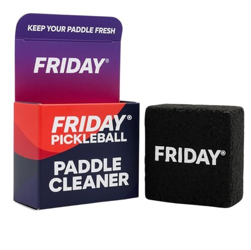Friday Pickleball Raw Carbon Fiber Paddle Cleaner, Removes...