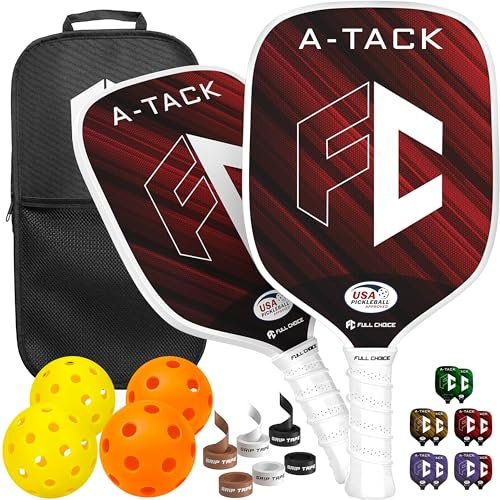 FULL CHOICE Pickleball Paddles, USAPA Approved, Micro...