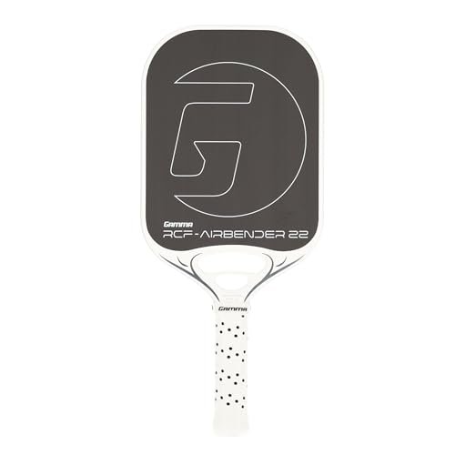 GAMMA Pickleball RCF Airbender 22, Raw Carbon Fiber...