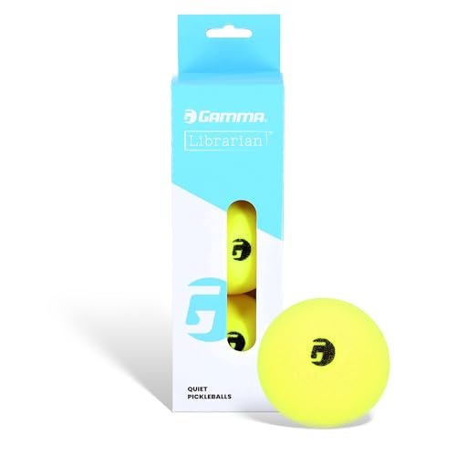 GAMMA Librarian Foam Pickleball Balls, Foam Balls for...