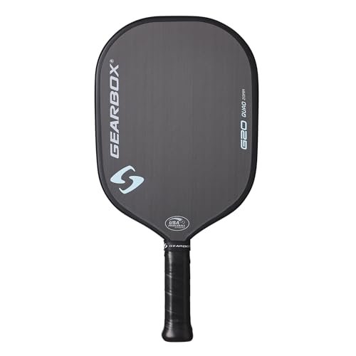 Gearbox G20 Pickleball Paddle – 20mm Honeycomb Core, Raw...