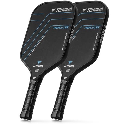 TENVINA Pickleball Paddles Set of 2, Multi-Layer T700SC...