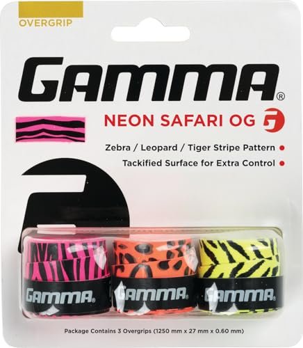 Gamma Sports Neon Tac, Neon Dri, Neon Safari Tennis Over...