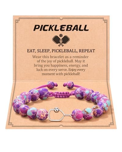 JOGDIAM Pickleball Bracelet Gifts for Women Pickleball...