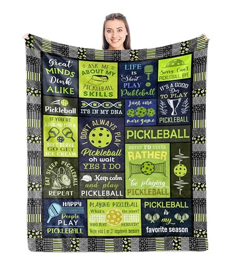 Punofell Pickleball Gifts Blanket, Pickleball Gifts for...