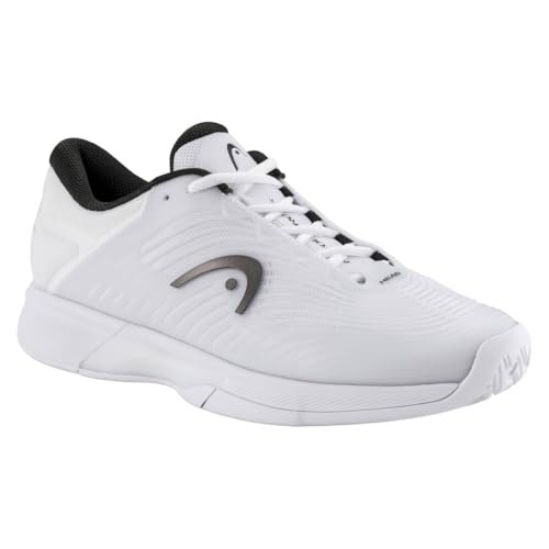 HEAD Revolt Pro 4.5 Men's Tennis Shoes, White/Black, 12.5
