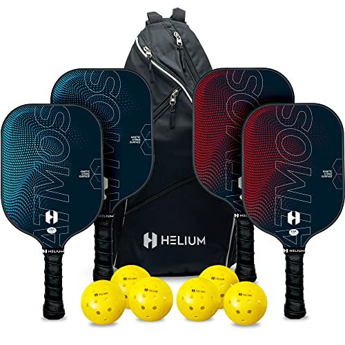 Helium Pro Carbon Fiber Pickleball Paddles - USAPA...